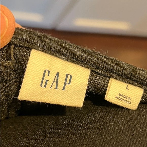 GAP Gap Charcoal Long Sleeve Dress Size L - Picture 2 of 7